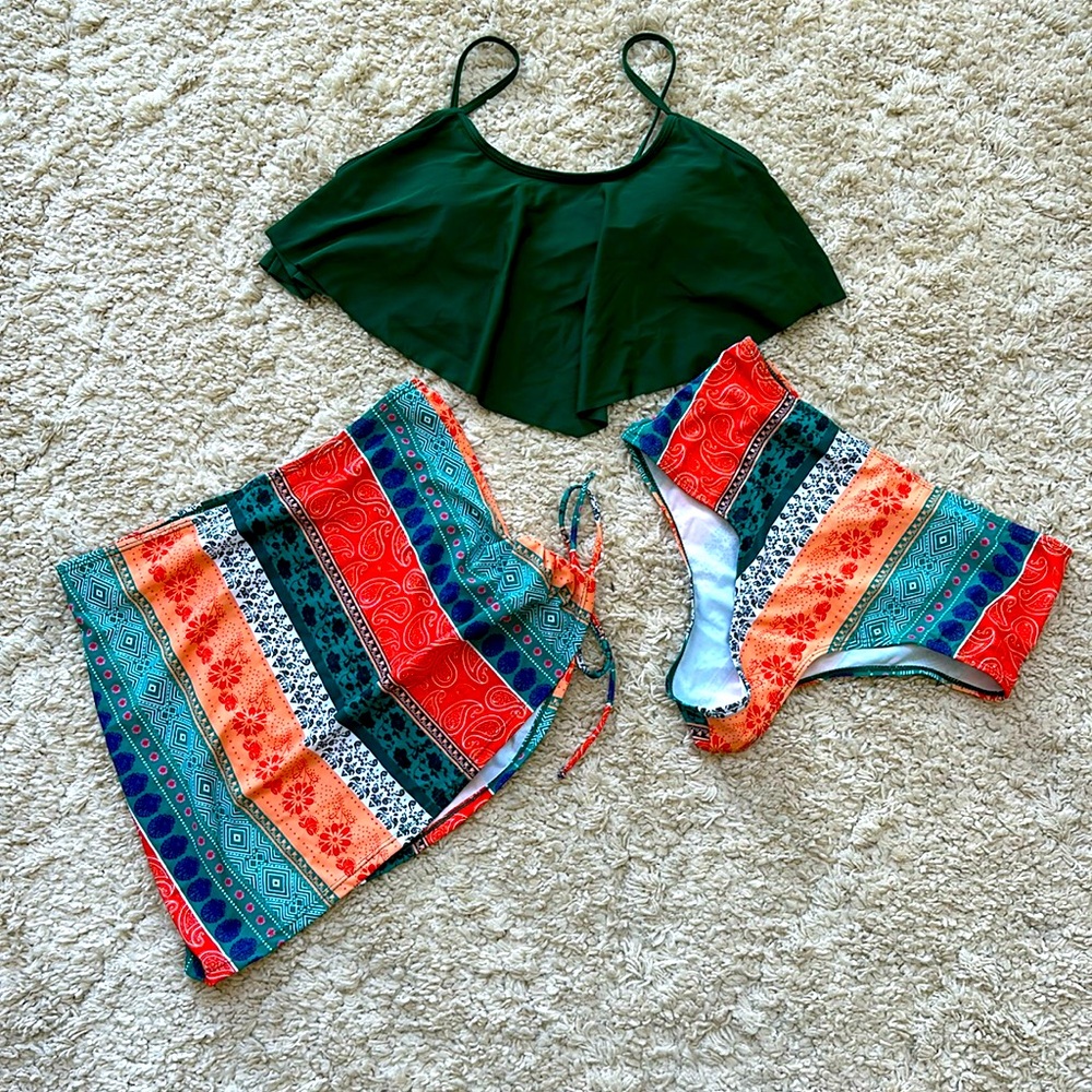 SHEIN 3 PC swimsuit L